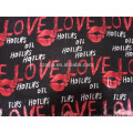 Fashion ladies 100 acrylic words print scarf